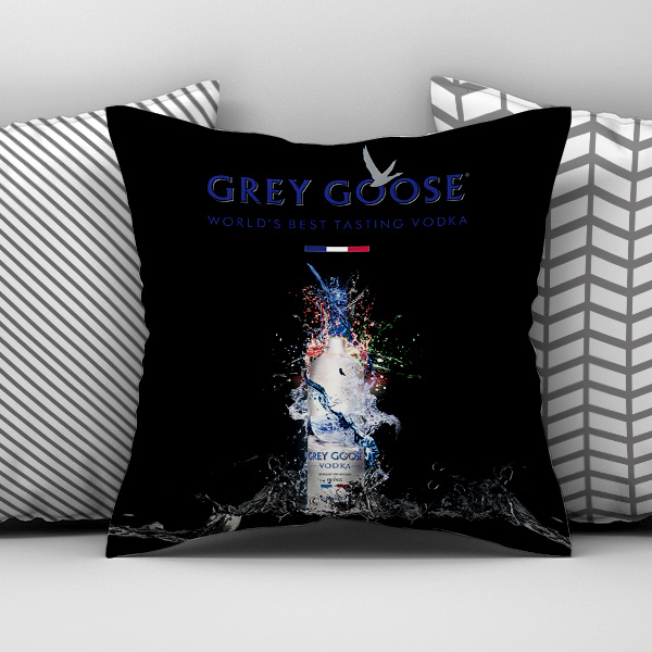 Διακοσμητικό Εκτυπωμένο Μαξιλάρι GREY GOOSE