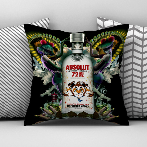 Διακοσμητικό Εκτυπωμένο Μαξιλάρι ABSOLUT Limited 72