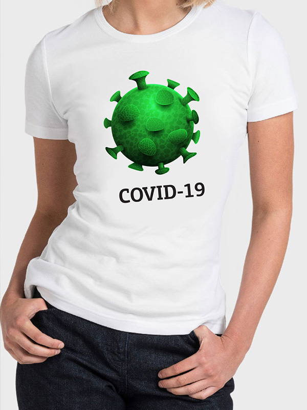 Μπλουζάκι Τυπωμένο, Covid-19, POE-2021-3288