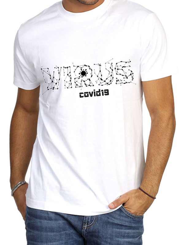 Μπλουζάκι Τυπωμένο, Corona Virus T-shirt, Virus Covid-19