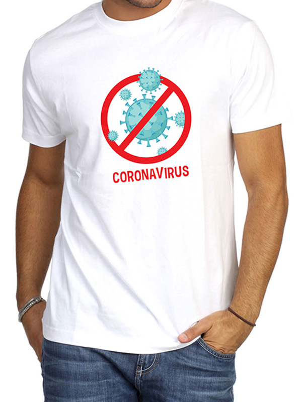 Μπλουζάκι Τυπωμένο, Corona Virus T-shirt, Stop Coronavirus