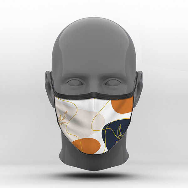 Υφασμάτινη Μάσκα Προστασίας, Tropical, POE-2021-3057C