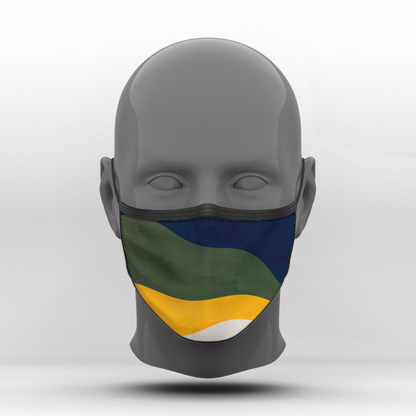 Υφασμάτινη Μάσκα Προστασίας, Minimal, POE-2021-3103B