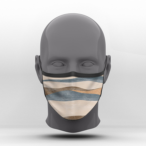 Υφασμάτινη Μάσκα Προστασίας, Minimal, POE-2021-3105A