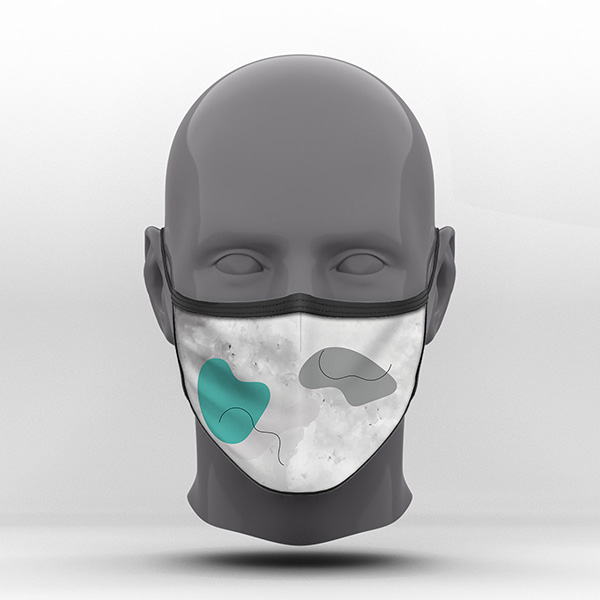 Υφασμάτινη Μάσκα Προστασίας, Minimal, POE-2021-3106A