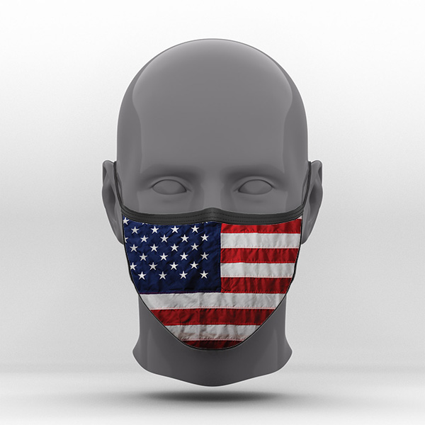 Υφασμάτινη Μάσκα Προστασίας, America, POE-2021-3126