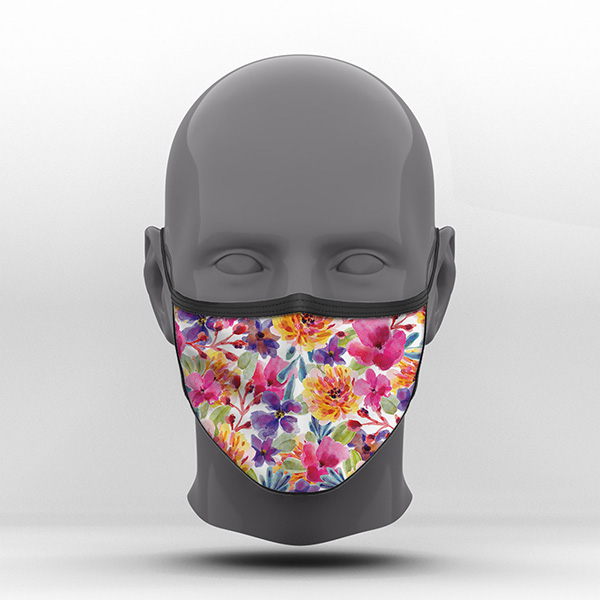 Υφασμάτινη Μάσκα Προστασίας, Tropical, POE-2021-3117