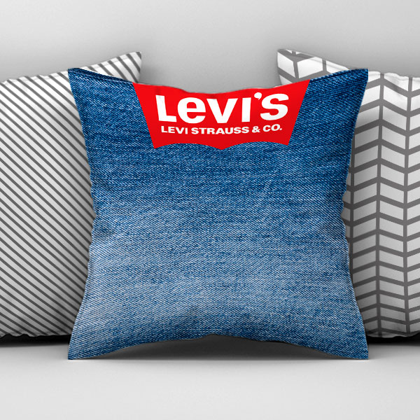 Διακοσμητικό Εκτυπωμένο Μαξιλάρι Levi's, POE-2021-3197A