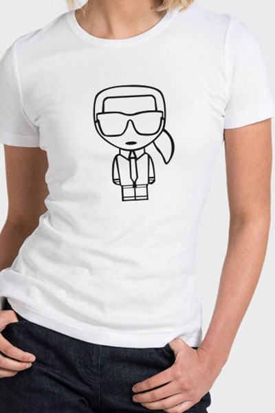 Μπλουζάκι Τυπωμένο, Karl Lagerfeld, POE-2020-2185