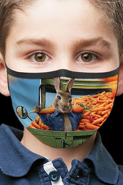 Υφασμάτινη Μάσκα Προστασίας, Peter Rabbit, POE-2021-3253