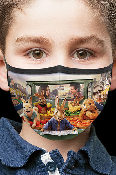 Υφασμάτινη Μάσκα Προστασίας, Peter Rabbit, POE-2021-3254