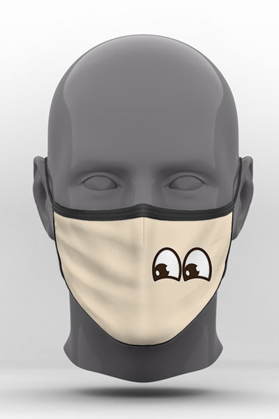 Υφασμάτινη Μάσκα Προστασίας, Cartoon Eyes, POE-2021-3265