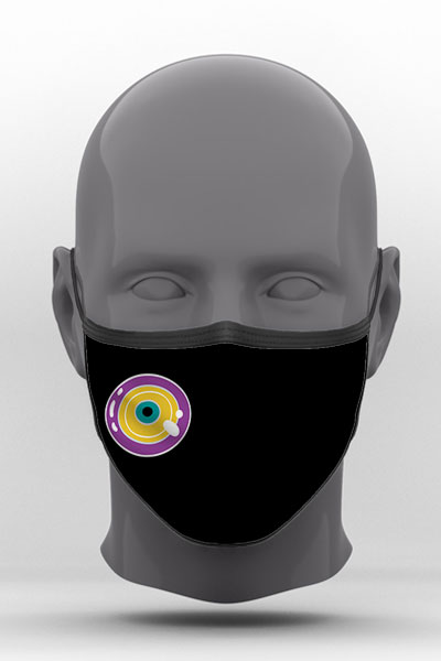 Υφασμάτινη Μάσκα Προστασίας, Evil Eye, POE-2021-3266D