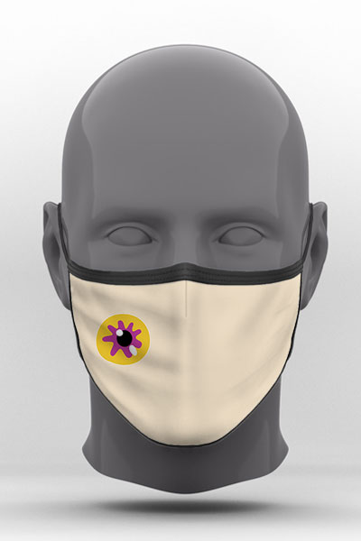 Υφασμάτινη Μάσκα Προστασίας, Evil Eye, POE-2021-3266F