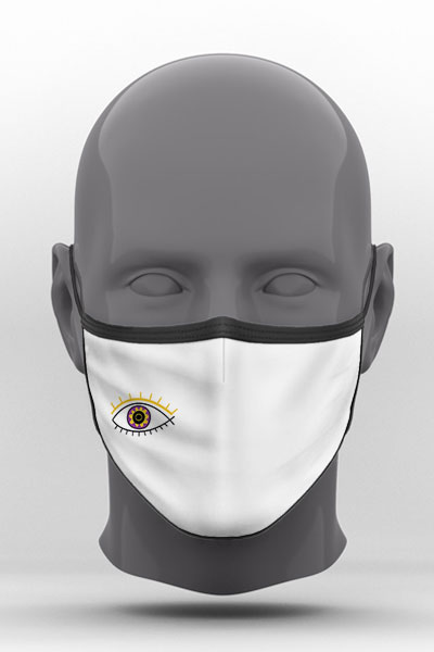 Υφασμάτινη Μάσκα Προστασίας, Evil Eye, POE-2021-3267E