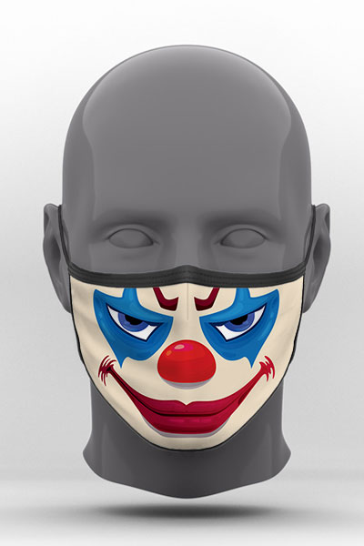 Υφασμάτινη Μάσκα Προστασίας, Clown Mouth, POE-2021-3268A
