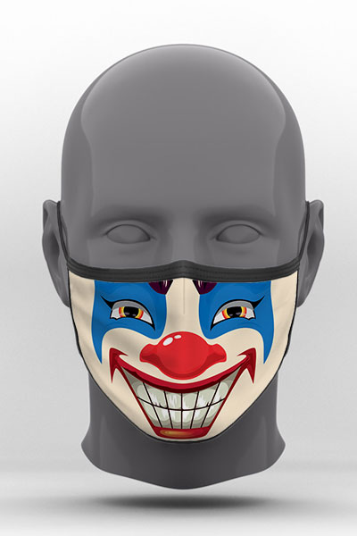 Υφασμάτινη Μάσκα Προστασίας, Clown Mouth, POE-2021-3268B