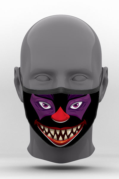 Υφασμάτινη Μάσκα Προστασίας, Clown Mouth, POE-2021-3268C