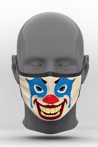 Υφασμάτινη Μάσκα Προστασίας, Clown Mouth, POE-2021-3268F
