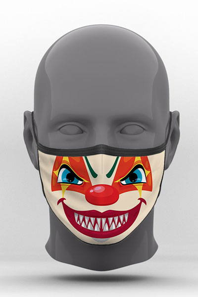 Υφασμάτινη Μάσκα Προστασίας, Clown Mouth, POE-2021-3268K